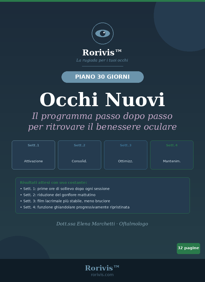 E-BOOK PIANO 30 GIORNI — "OCCHI NUOVI"
